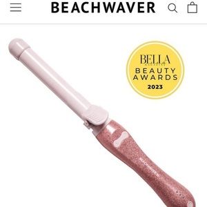 Pink glitter beachwaver curling iron. New still in box and never used.